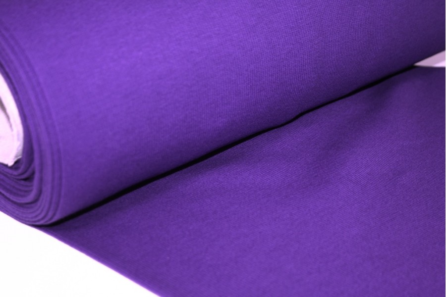 10cm Bündchen Schlauch Rippe  (ca 80cm Umfang)  violett/lila  (Grundpreis € 12-/m)
